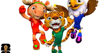 FIFA revela imagen de Zayu, Clutch y Maple, mascotas del Mundial 2026