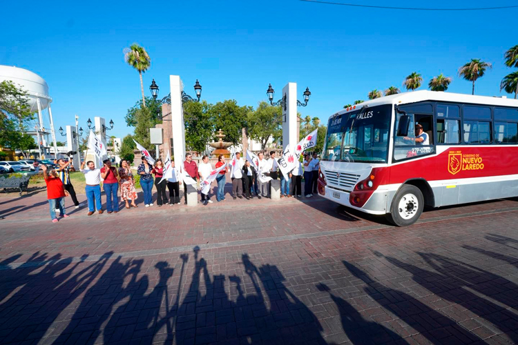 Carmen Lilia moderniza el transporte público y transforma la movilidad en Nuevo Laredo