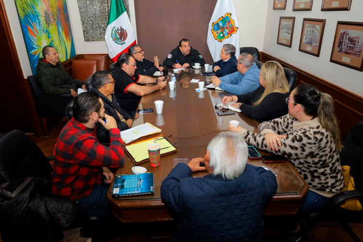 Evalúa Gabinete afectación por lluvias en Victoria