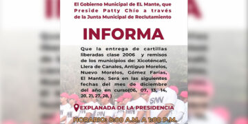 Inicia  entrega de cartillas liberadas clase 2006