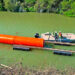 Instala EU 800 kms de un muro flotante en el río Bravo
