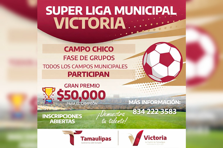 Tendrá Victoria Súper Liga de Fútbol