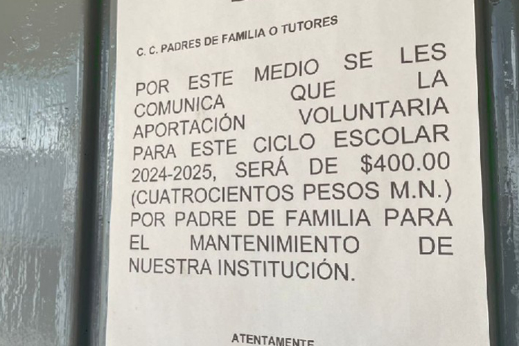 ANPAF denuncia opacidad en cuotas escolares