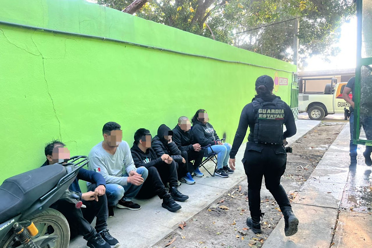 Guardia Estatal rescata a cinco secuestrados