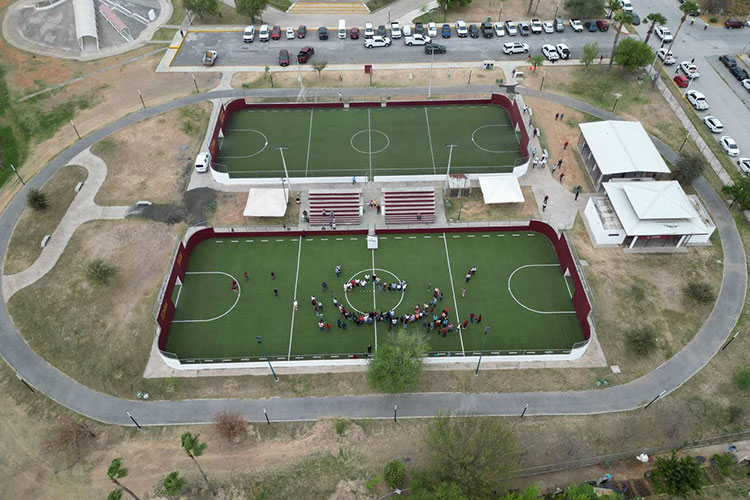 Nuevo Laredo recupera espacios deportivos comunitarios