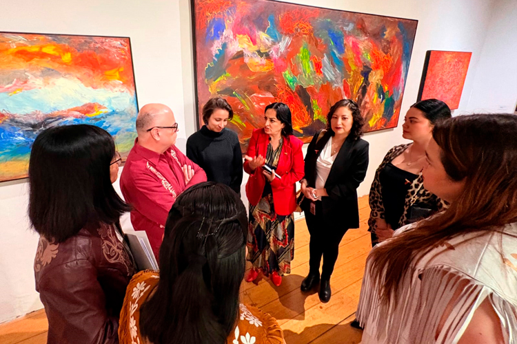 Inauguran en el Museo de la Ciudad de México la exposición “Cartografías del color”, de la tamaulipeca Margarita Morales