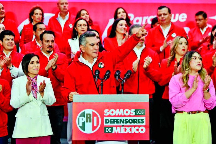 PRI, Verde y MC se adelantan a la elección de 2027