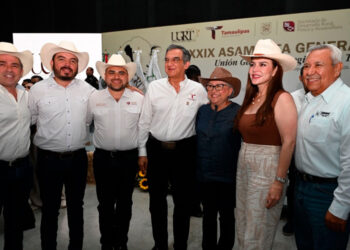 Guardia Estatal atiende manifestación pacífica en Plaza Principal de Reynosa