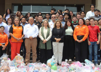Guardia Estatal atiende manifestación pacífica en Plaza Principal de Reynosa