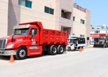 Guardia Estatal atiende manifestación pacífica en Plaza Principal de Reynosa