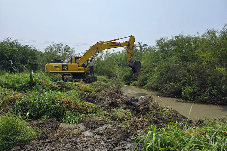Avanza limpieza de drenes para prevenir inundaciones