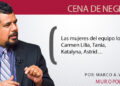Las mujeres del equipo local: Carmen Lilia, Tania, Katalyna, Astrid…