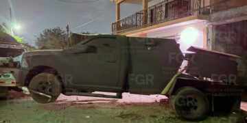 FGR decomisa “monstruo” y arsenal en Reynosa