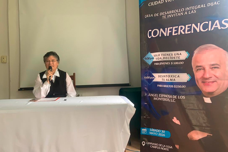 El padre Ángel Espinosa llegará a Victoria con conferencias para jóvenes y familias