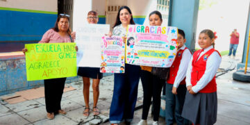 Reconocen a Patty Chío como gran aliada de la educación
