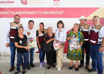 Arranca reparto récord de despensas de Bienestar en Tamaulipas