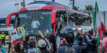 Reciben calurosamente a la selección de Irán en Tijuana