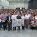 Entrega alcalde Lalo Gattás tarjetas de beca Rita Cetina