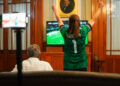 La bendición…llegó vestida de verde
