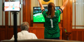 La bendición…llegó vestida de verde