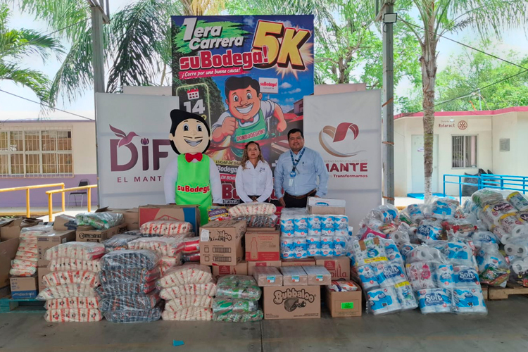 Recibe DIF El Mante donativo de la Carrera 5K con causa