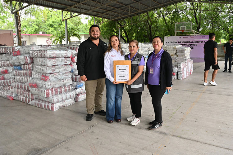 Fortalecen DIF Tamaulipas y Patty Chío acciones en beneficio de las familias
