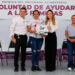 Inician Lucy y Lalo segunda entrega de programa alimentario Voluntad de Ayudar