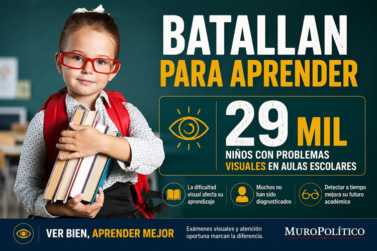 Problemas visuales golpean en aulas tamaulipecas