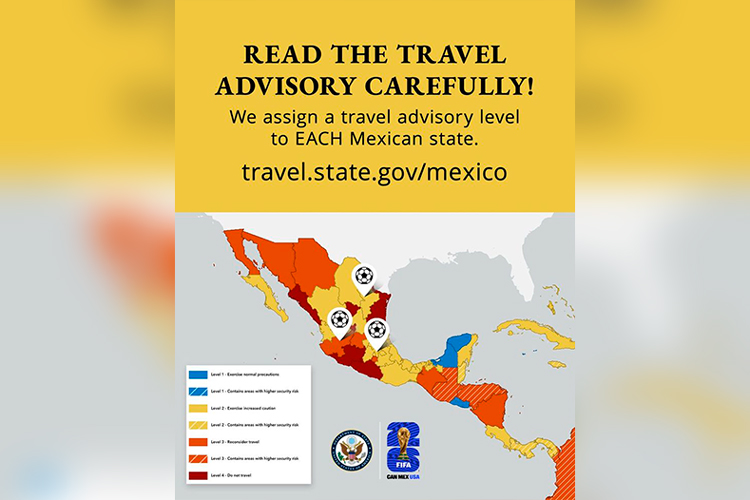 EU insiste en alertas para viajar a México; incluye a Tamaulipas