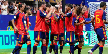 España derrota 4-0 a Arabia Saudita; Lamine Yamal estrena cuota goleadora