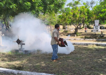 Coordina Municipio con el sector salud, acciones para combatir el dengue en panteones