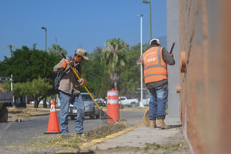 Supervisa Patty Chío reposición de concreto hidráulico en calle Obregón