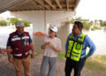 Carmen Lilia Canturosas encabeza acciones preventivas ante creciente del Río Bravo