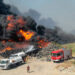 Incendio intencional desata investigación en Victoria