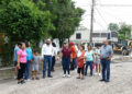 Supervisa Patty Chío revestimiento en calle Pino Suárez