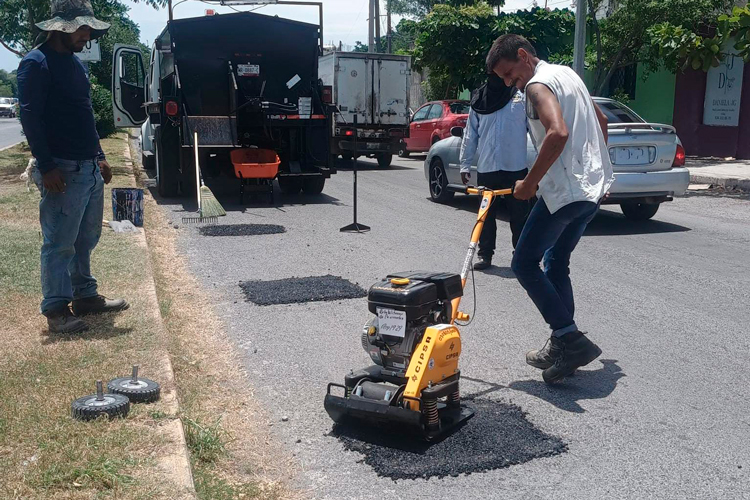 Avanza Programa de Conservación de Vialidades en Victoria