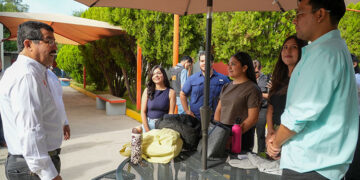 Rector de la UAT supervisa avances de obras en la Facultad de Derecho