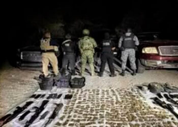 FGR destruye 25 vehículos “monstruo” en Tamaulipas