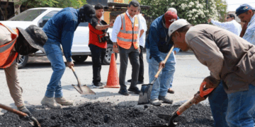 Llega programa de bacheo a fraccionamientos FSTSE y San José