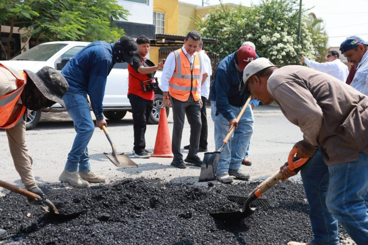Llega programa de bacheo a fraccionamientos FSTSE y San José