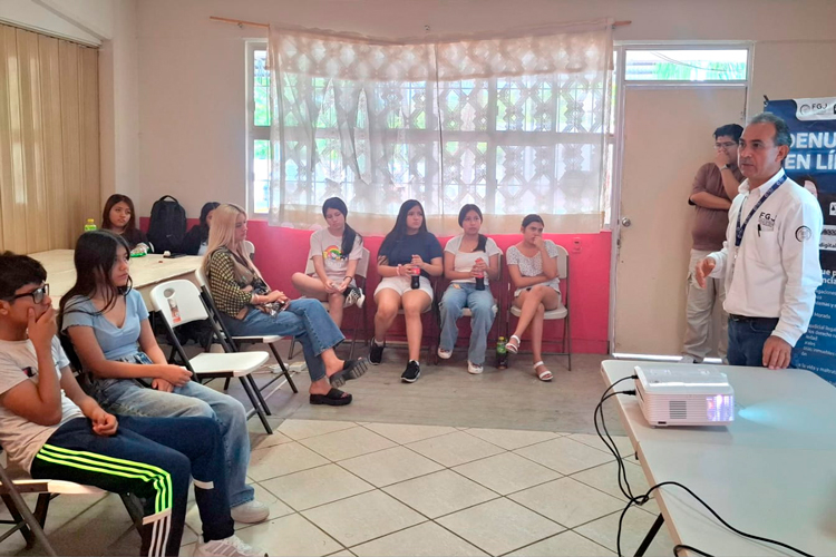 Fortalecen Gobierno de Patty Chío y FGJ prevención del delito entre jóvenes