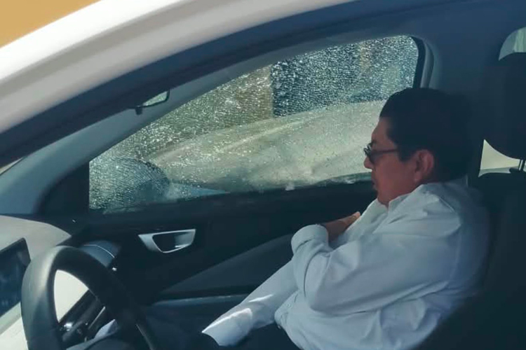 Marcelo Ola lesionado en choque