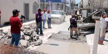 Continúa Patty Chío con la rehabilitación de vialidades