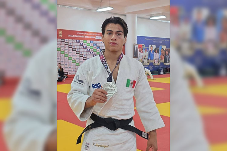 Lalo Sagastegui, deportista de la UAT, gana plata en Panamericano de Judo