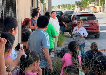 Magaly lleva apoyos directamente hasta colonias reynosenses