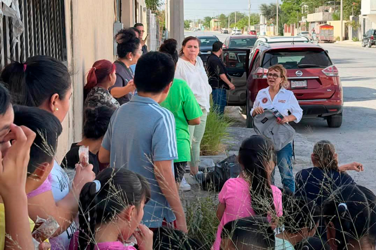 Magaly lleva apoyos directamente hasta colonias reynosenses