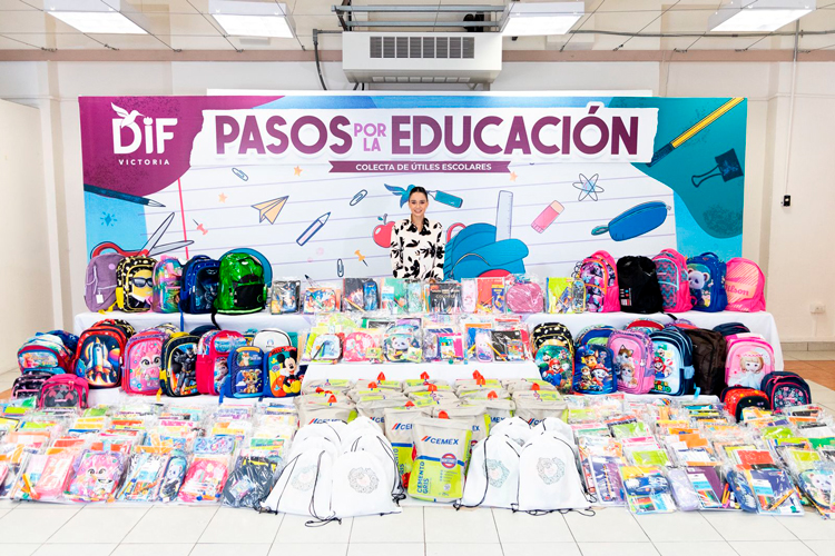 DIF Victoria continuará entrega de apoyos escolares con más de 500 kits