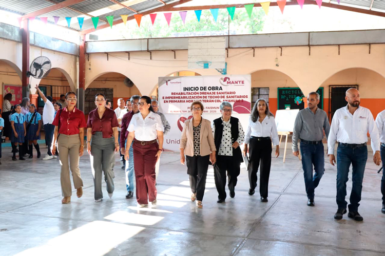 Dignifica Patty Chío más escuelas en El Mante