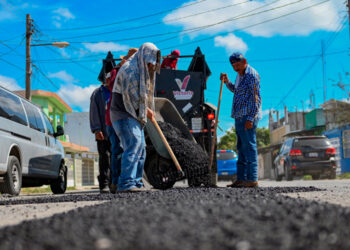 Registra gran avance el plan de rehabilitación de calles en Victoria