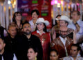 Carmen Lilia acompaña a Gobernador a inauguración de la Feria Tamaulipas